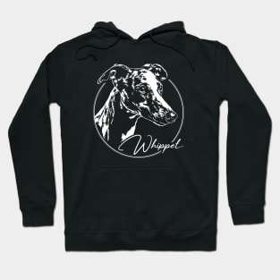 Funny Proud Whippet dog portrait sighthound mom Hoodie